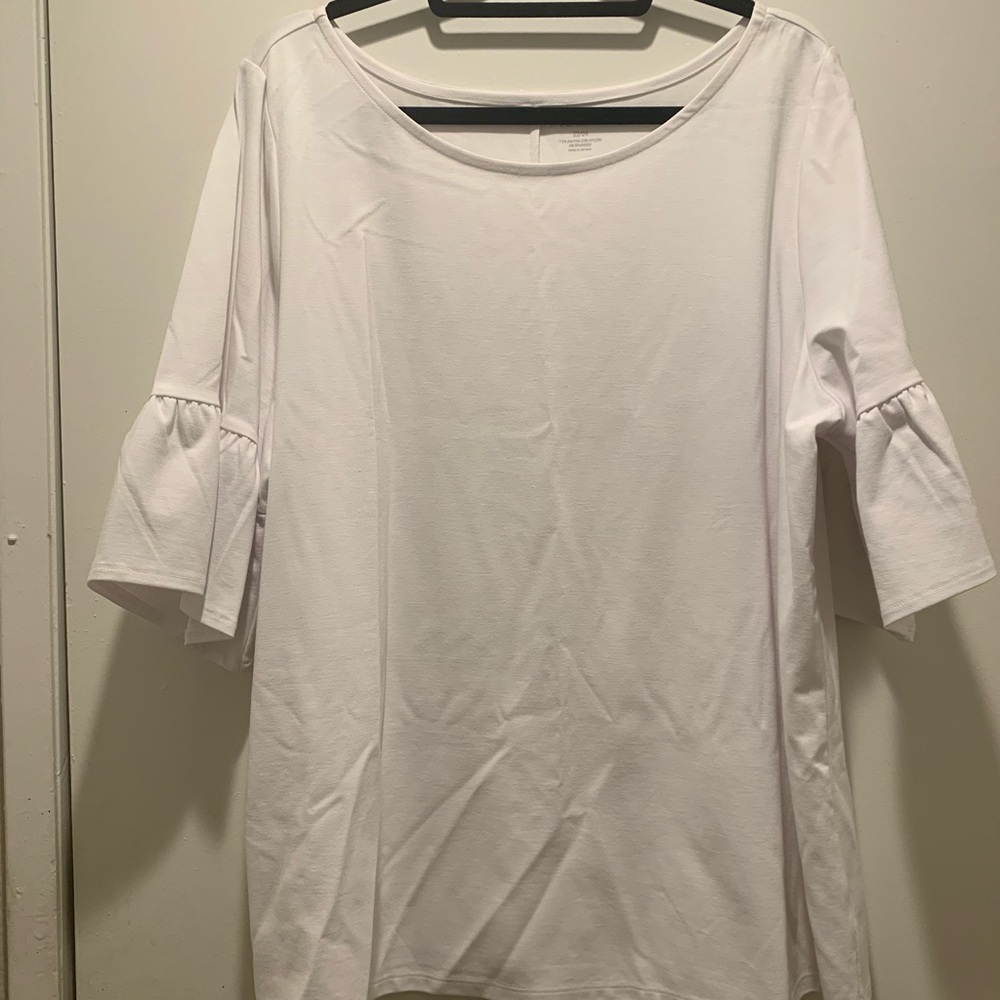 Lane Bryant Bell Sleeve Knit Blouse
